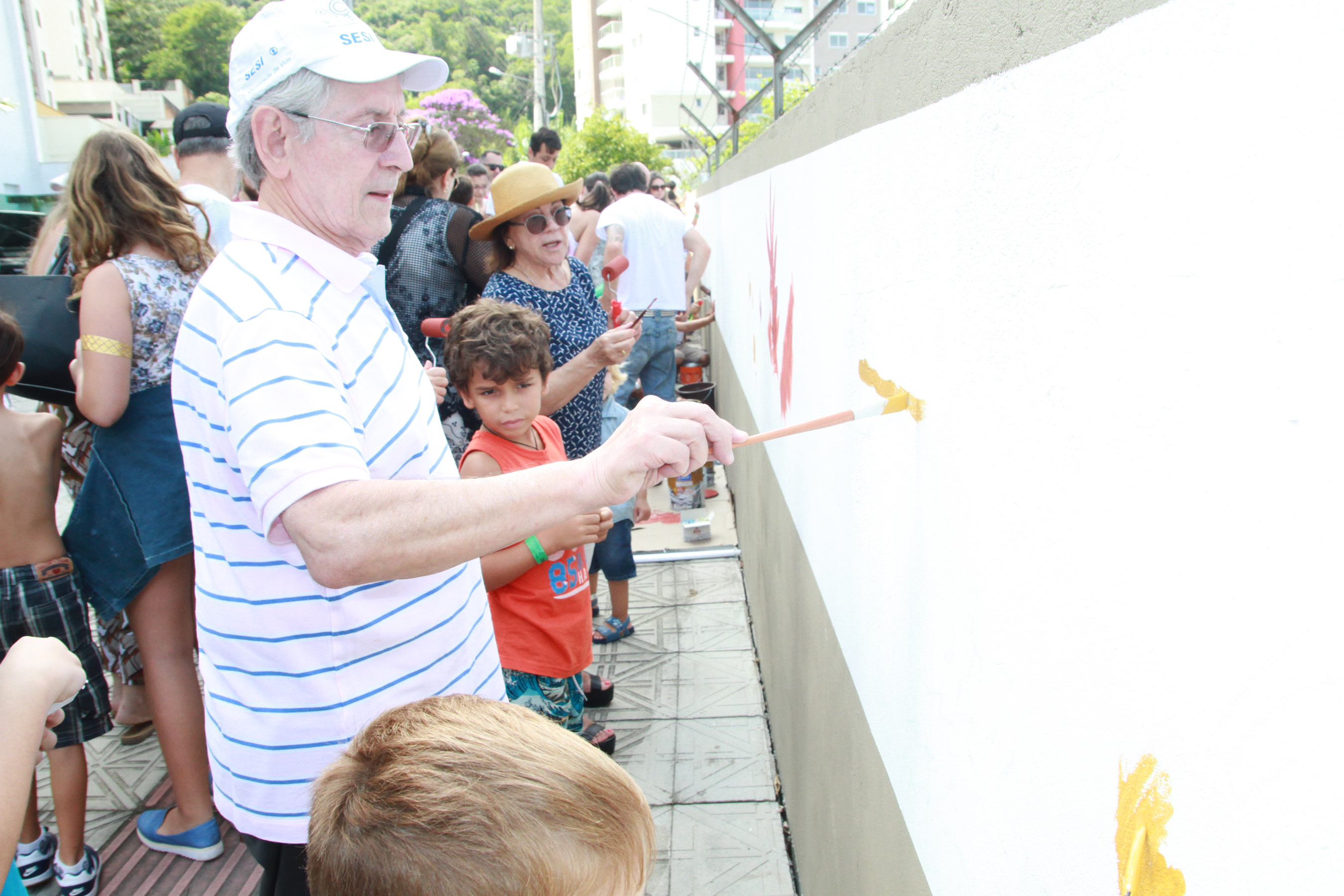 Pintura no muro (foto: Marcus Quint)