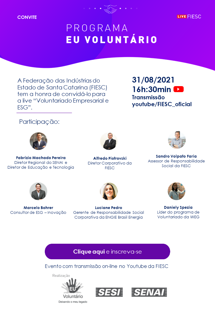 Live Voluntariado Empresarial e ESG