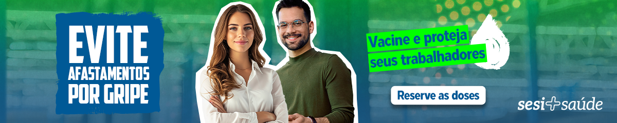 Evite afastamentos por gripe. Vacine e proteja seus trabalhadores. Reserve as doses.