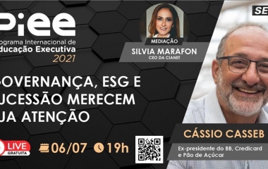 Lançamento da 10ª edição do Programa Internacional de Educação Executiva -  PIEE  