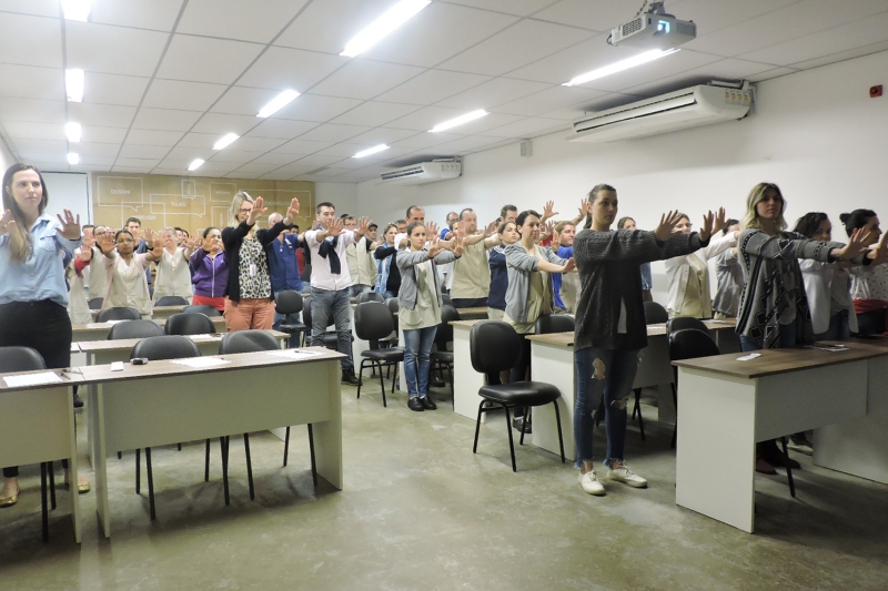 Tecnoblu tem apoio do SESI no desenvolvimento de ações de saúde (Foto: Divulgação Tecnoblu)