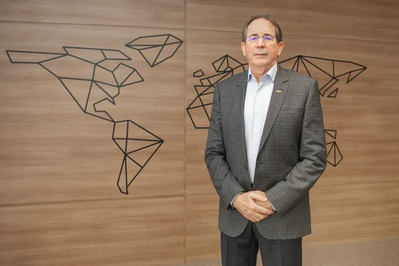 Presidente da FIESC, Mario Cezar de Aguiar (foto: Filipe Scotti)