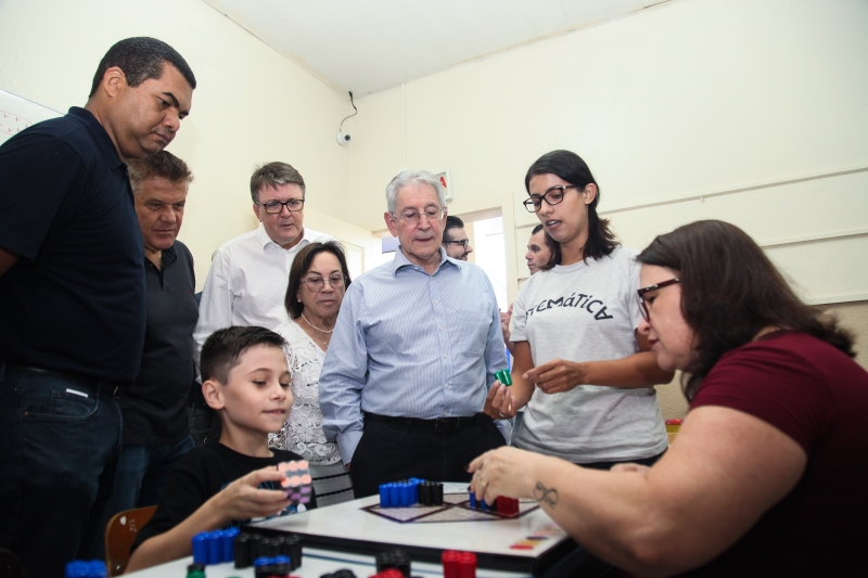 Atividades integraram pais e alunos. Foto: Leo Laps