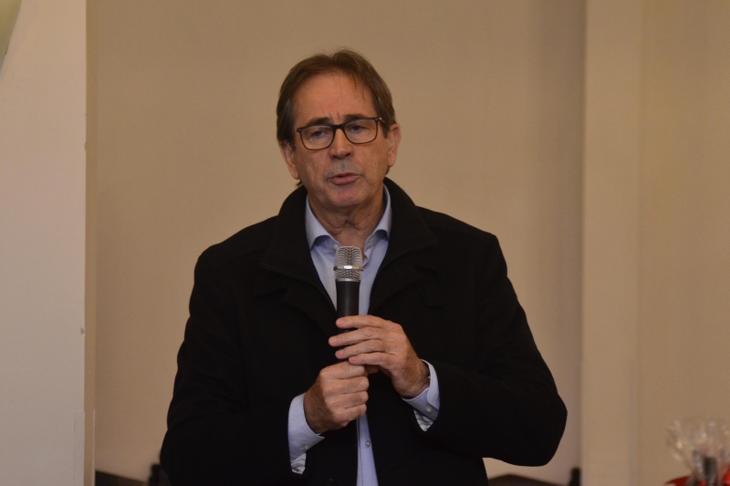 1º vice-presidente da FIESC, Mario Cezar de Aguiar (foto: Ivan Ansolin)