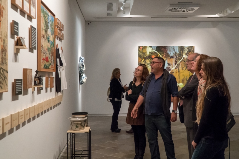Abertura da exposição foi realizada na noite desta quinta-feira (25), em Florianópolis (Foto: Diego Campos/ CNI)