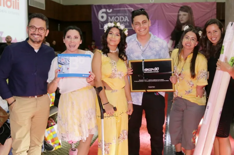 O terceiro lugar ficou com o estudante Marco Antônio de Faria Filho, do SENAI de Brusque. Foto: Marcus Quint