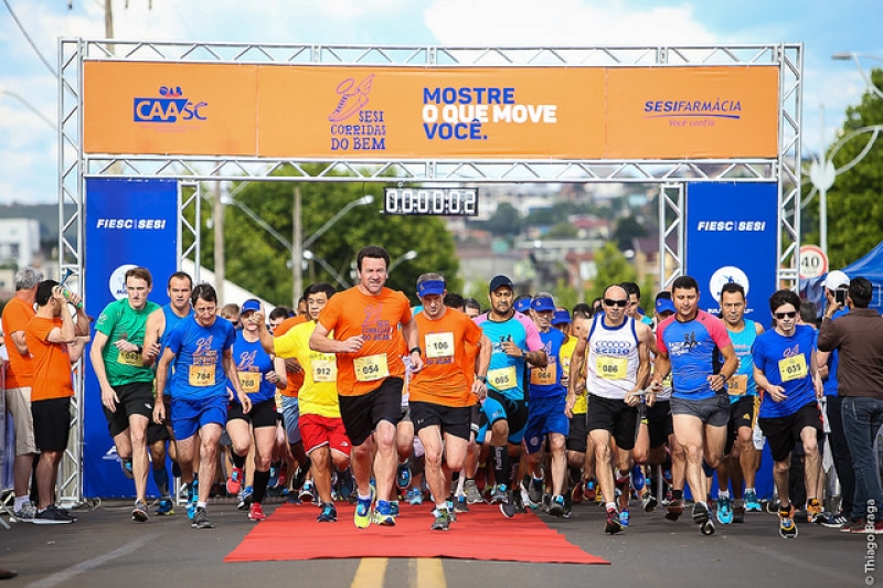 Caçador recebe nova etapa de Corrida do Bem do SESI nesta semana