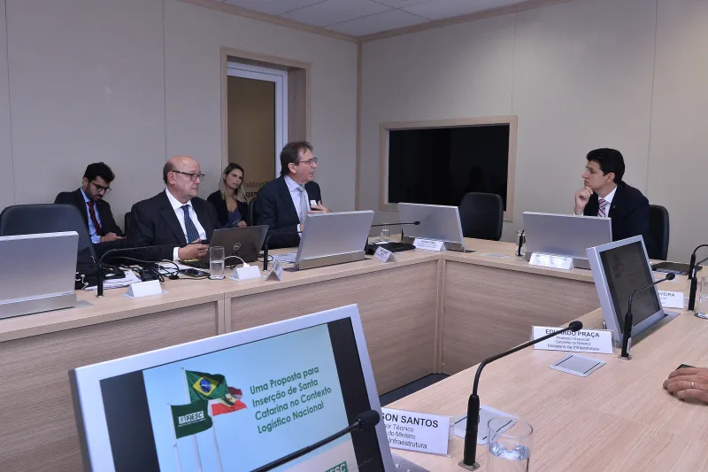 Reunião foi realizada em Brasília, nesta sexta-feira (8) (foto: Alberto Ruy/MInfra)