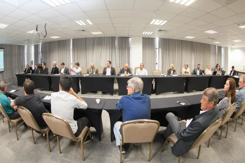 Reunião foi realizada na FIESC, em Florianópolis (foto: Filipe Scotti)