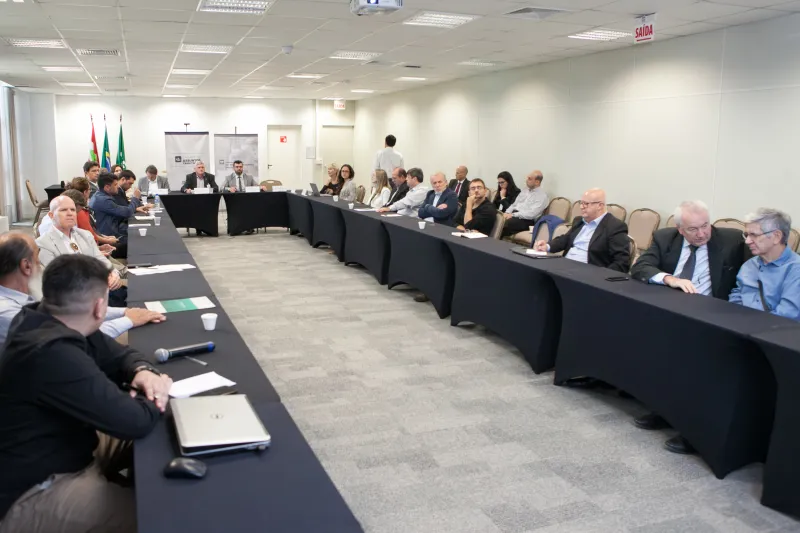 Reunião foi realizada na FIESC, em Florianópolis (foto: Filipe Scotti)