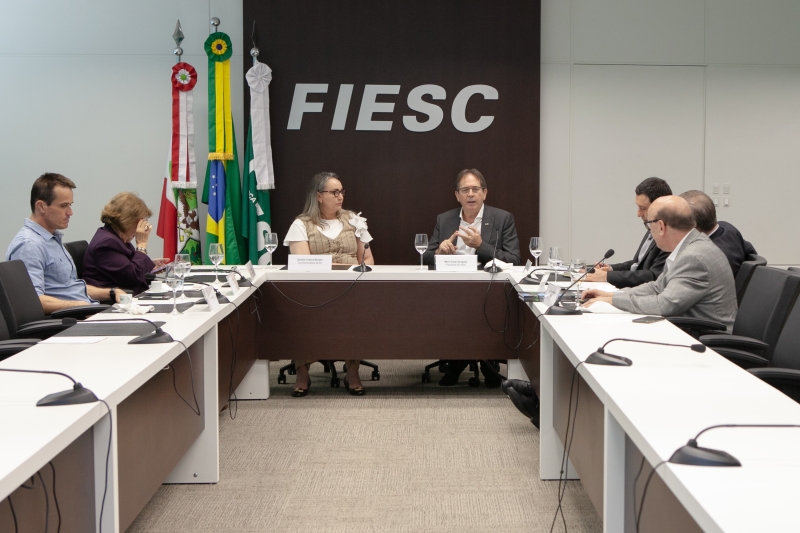 FIESC debate projetos ferroviários com a vice-governadora