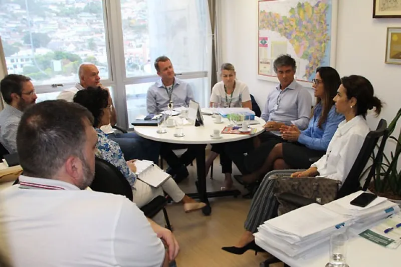 Reunião ocorreu no Tribunal de Justiça. Foto: Divulgação/TJSC