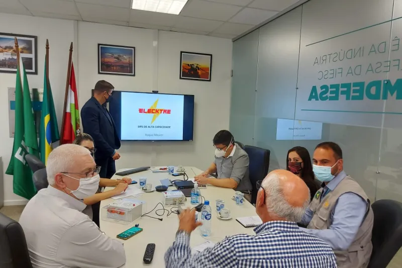 Visita a empresas de SC contou com o apoio do Comdefesa, da FIESC