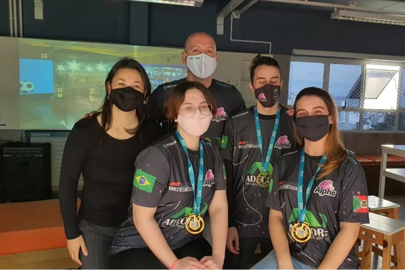 Equipe Alpha participou pela primeira vez e também garantiu vaga no mundial
