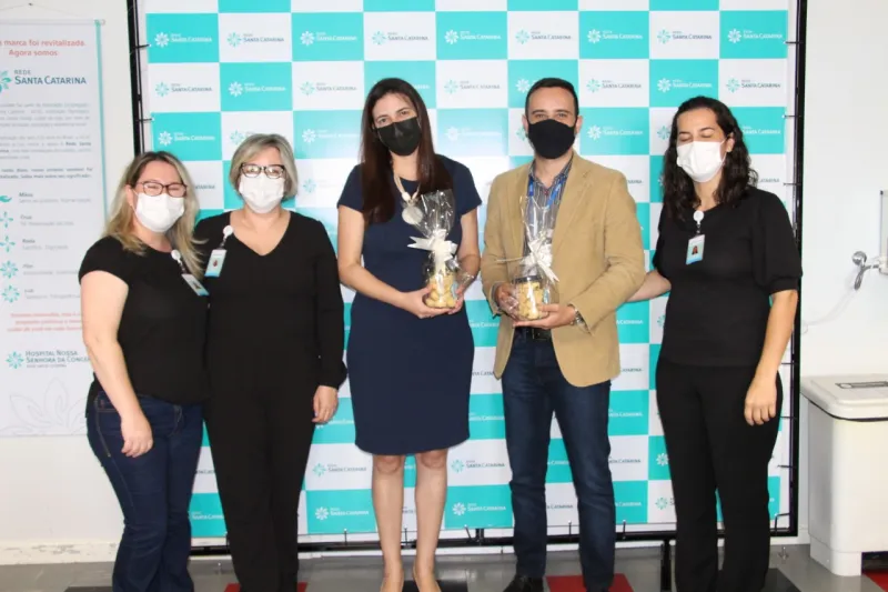 A Gerente Executiva de Saúde e Segurança, Sendi Lock Lopes, esteve representando a FIESC na inauguração dos equipamentos.