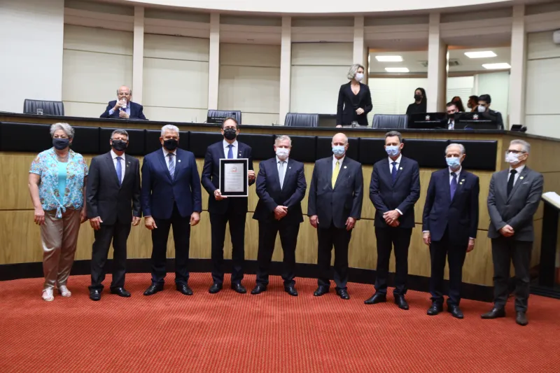 ALESC homenageia indústria e comércio por enfrentamento à crise econômica causada pela pandemia