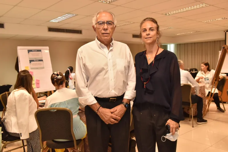 José Monforte (e) e Silvia Lacaze conduzem a formação. Foto: Fabricio de Almeida