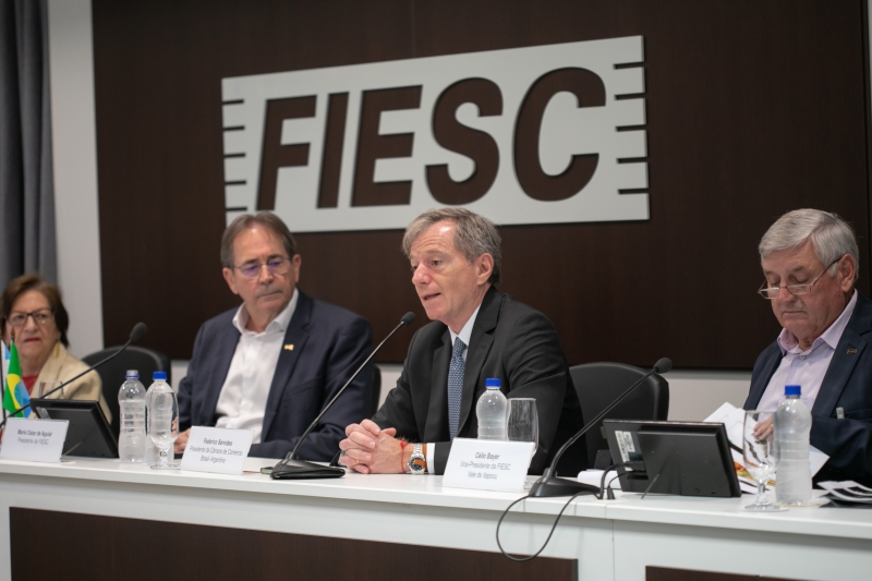 Presidente da Câmara de Comércio Brasil-Argentina, Federico Servideo (foto: Filipe Scotti)