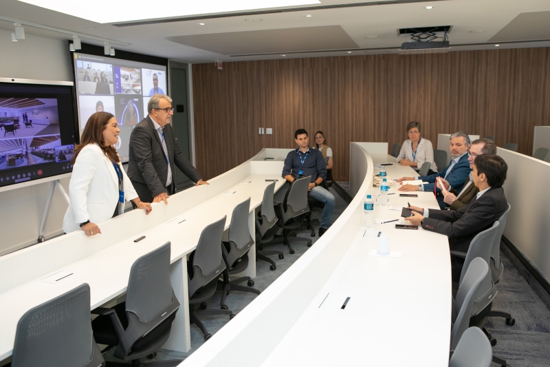 Em visita à SC, Universidade do Equador conhece ecossistema de inovação e o UniSENAI