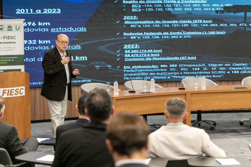 Secretário-executivo da Câmara de Transporte e Logística, Egídio Martorano (foto: Filipe Scotti)