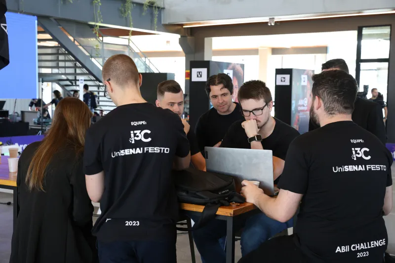 Equipe do UniSENAI campus Joinville (divulgação ABII)