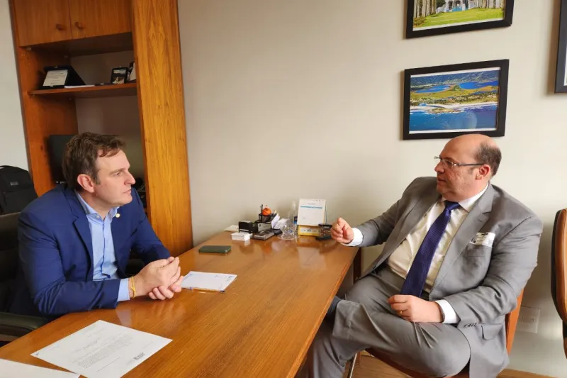 Reunião com o secretário Ricardo Guidi