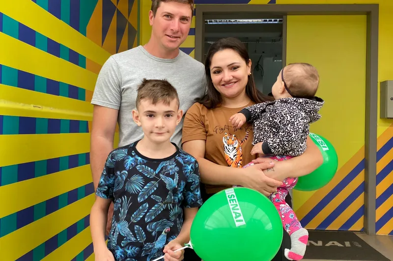 Famílias participam das atividades em edições anteriores em Concórdia. Foto: Paulo Gonçalves