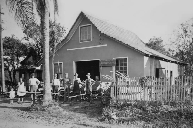Ferraria Erwino Menegotti, em 1950. Foto: Divulgação/Menegotti