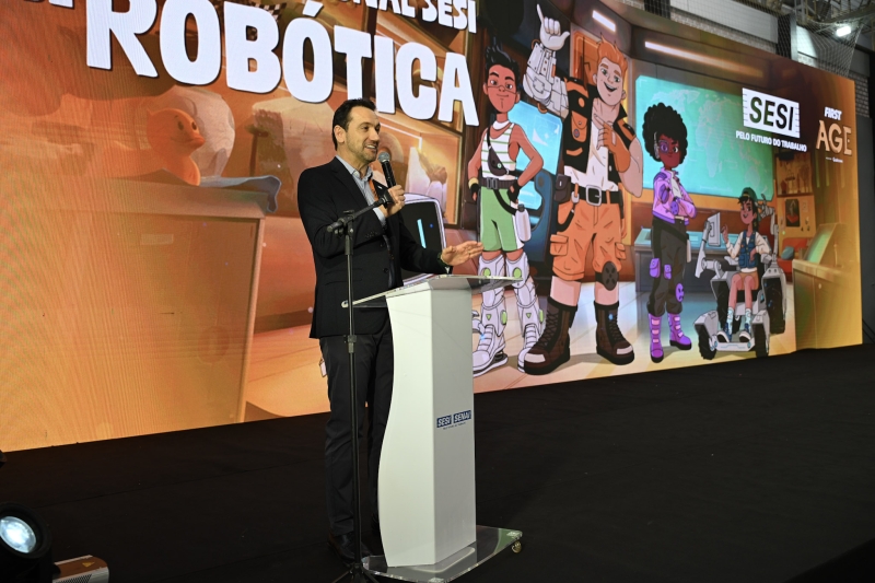 Superintendente do SESI/SC também participou da abertura do evento