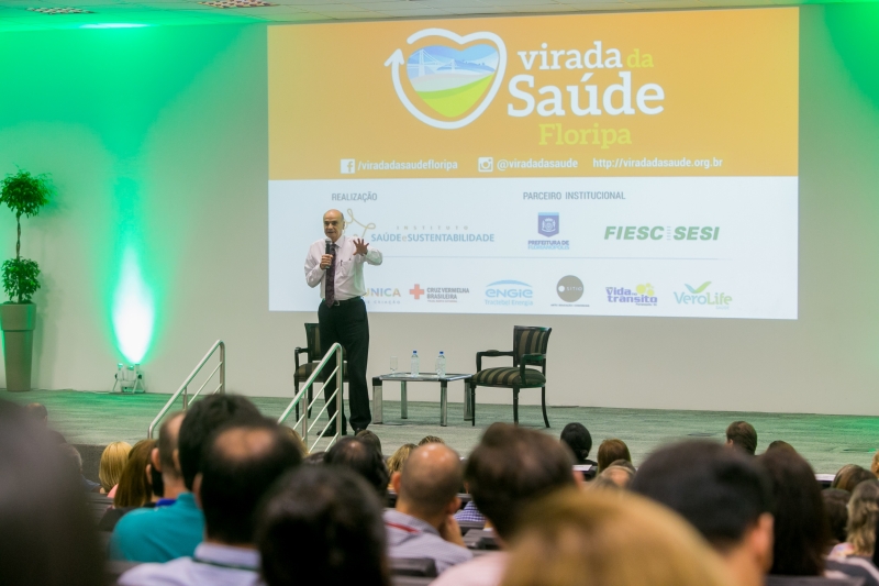 Drauzio Varella participou da abertura da Virada da Saúde que ocorre até o dia 1º de maio (Foto: Fernando Willadino)